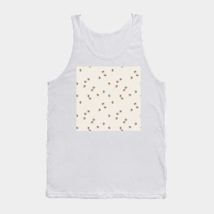 Scattered Dots Minimalist Geometric Pattern - Sand Tank Top